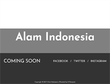 Tablet Screenshot of alamindonesia.com